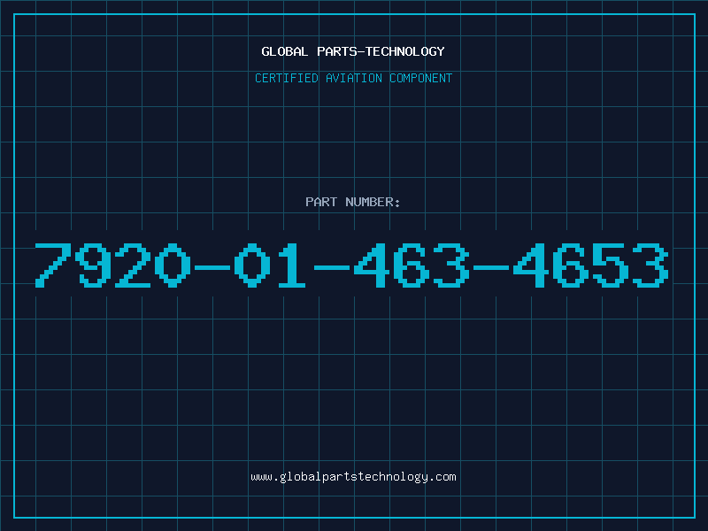Aviation Part 7920-01-463-4653