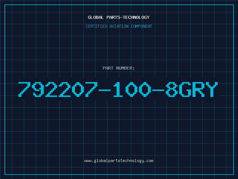 Aviation Part 792207-100-8GRY