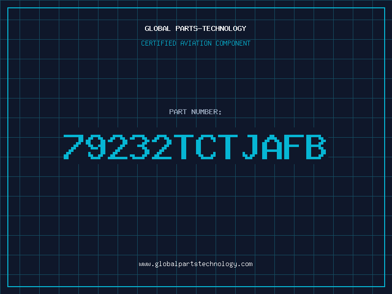 Aviation Part 79232TCTJAFB