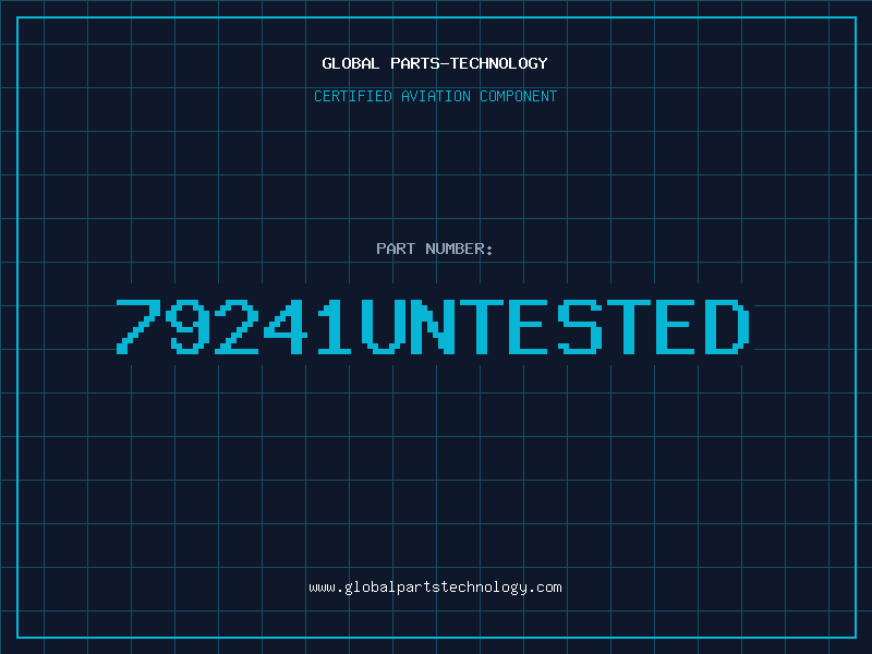 Aviation Part 79241UNTESTED