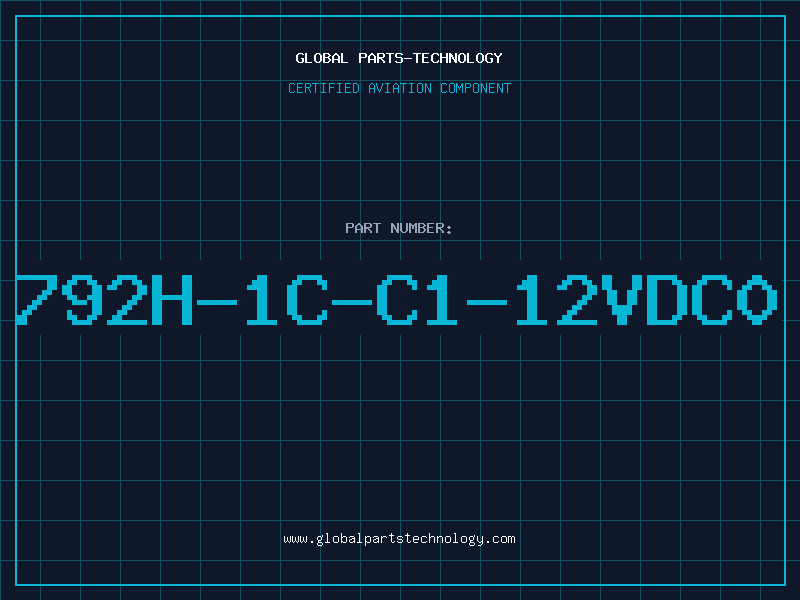 Aviation Part 792H-1C-C1-12VDC0