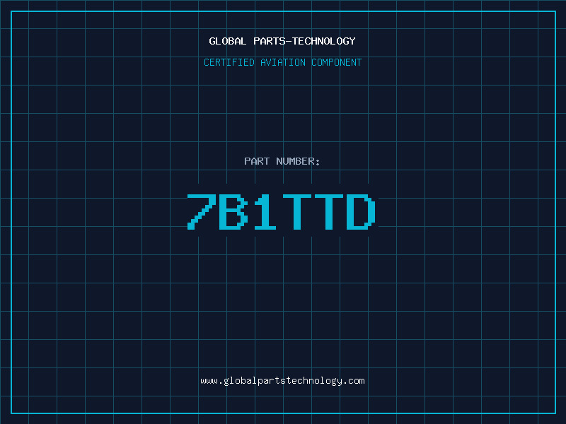 Aviation Part 7B1TTD