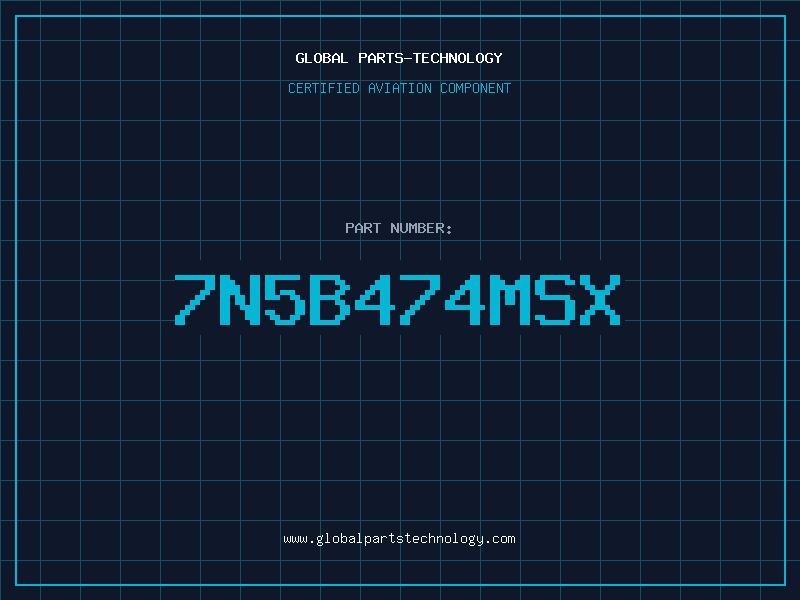 Aviation Part 7N5B474MSX