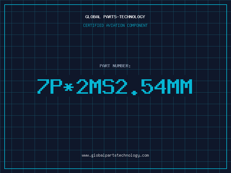Aviation Part 7P*2MS2.54mm