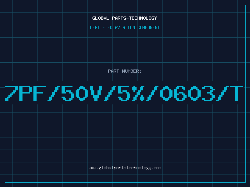 Aviation Part 7PF/50V/5%/0603/T