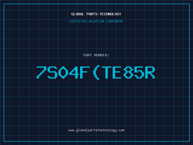 Aviation Part 7S04FTE85R