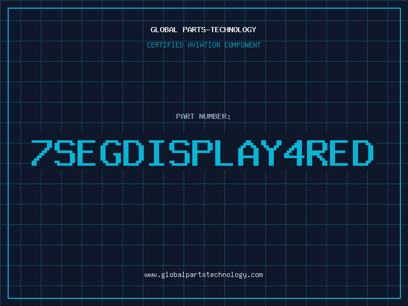 Aviation Part 7SEGDISPLAY4RED