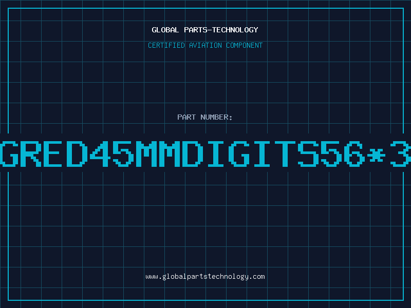 Aviation Part 7SEGRED45MMDIGITS56*38MM