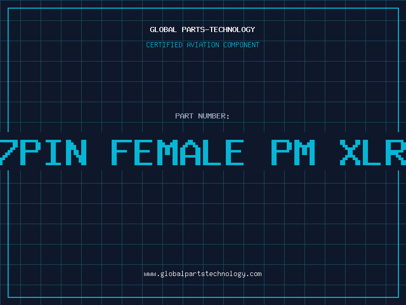Aviation Part 7pin Female PM XLR
