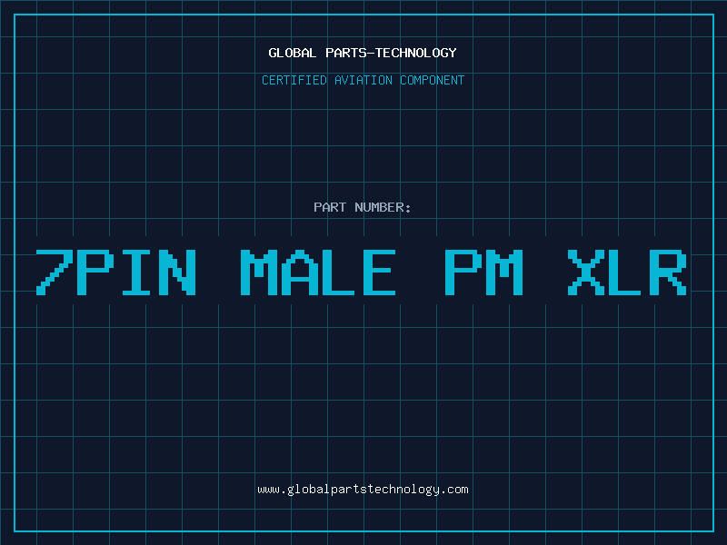 Aviation Part 7pin Male PM XLR