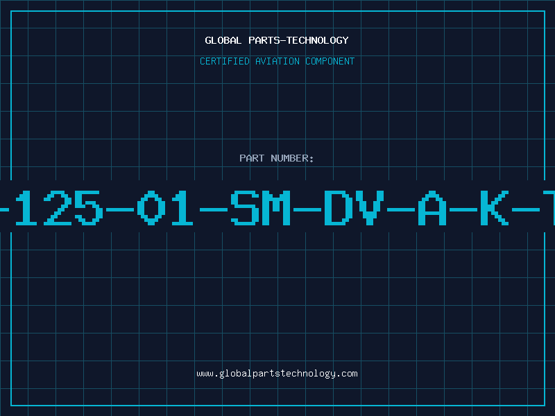 Aviation Part 8-125-01-SM-DV-A-K-TR