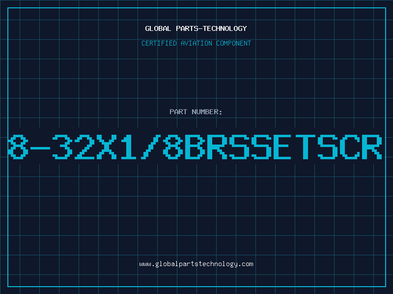 Aviation Part 8-32X1/8BRSSETSCR