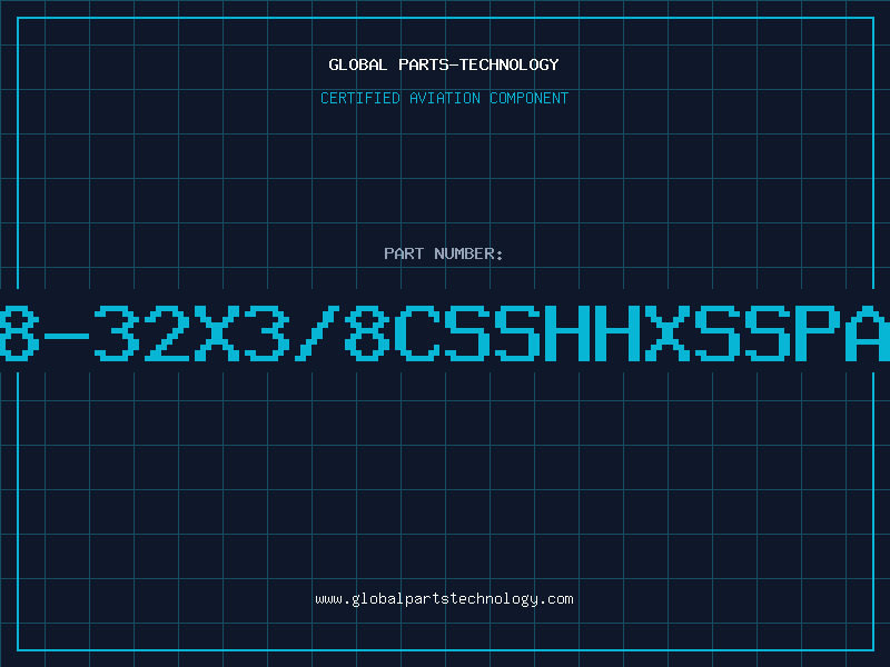 Aviation Part 8-32X3/8CSSHHXSSPA