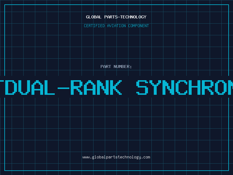 Aviation Part 8-BITDUAL-RANK SYNCHRONIZER