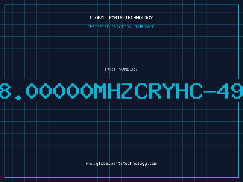 Aviation Part 8.00000MHZCRYHC-49