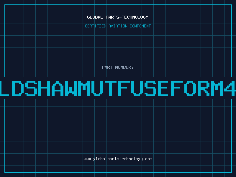 Aviation Part 8.0000GOULDSHAWMUTFUSEFORM4801000AMP