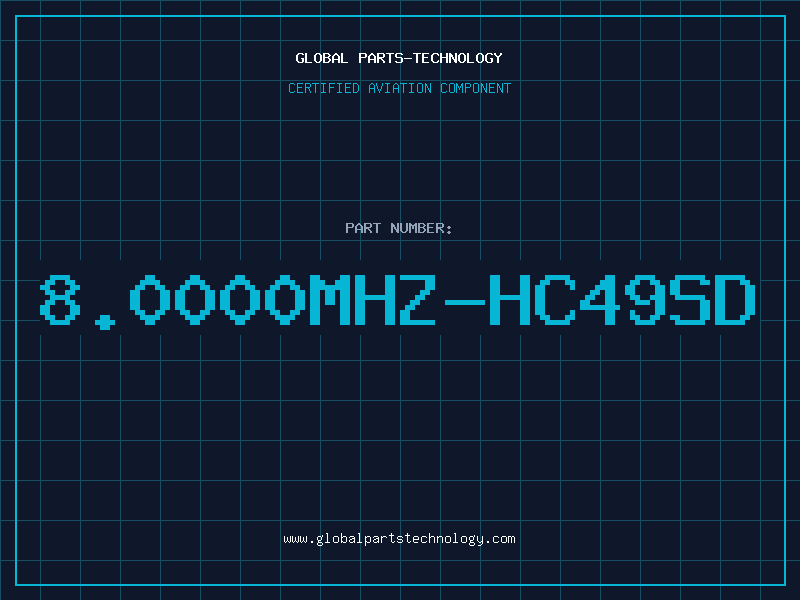 Aviation Part 8.0000MHZ-HC49SD