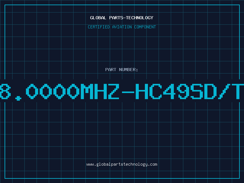 Aviation Part 8.0000MHZ-HC49SD/T