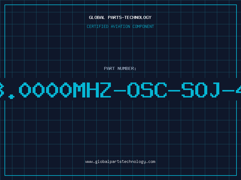 Aviation Part 8.0000MHZ-OSC-SOJ-4