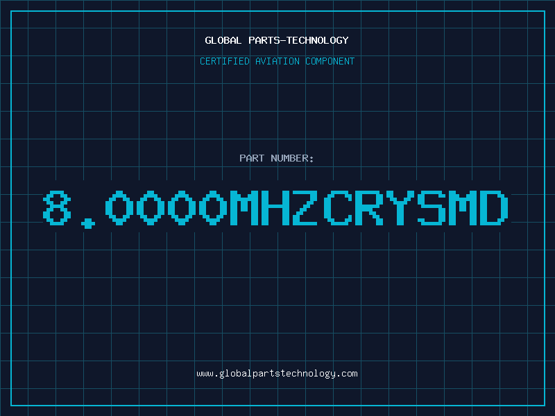 Aviation Part 8.0000MHZCRYSMD