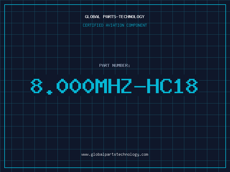 Aviation Part 8.000MHZ-HC18