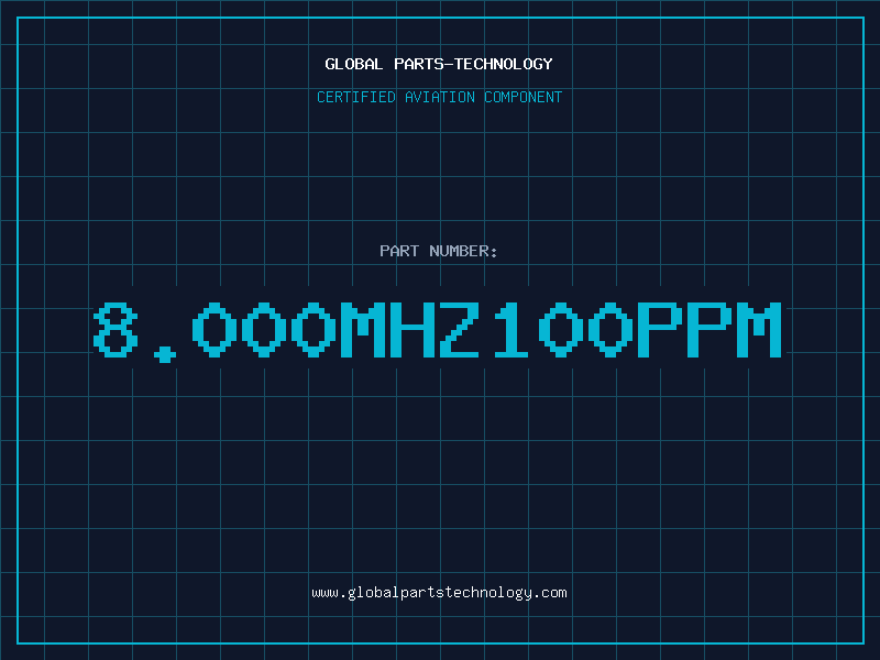 Aviation Part 8.000MHZ100PPM