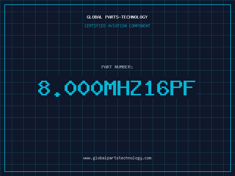 Aviation Part 8.000MHZ16PF