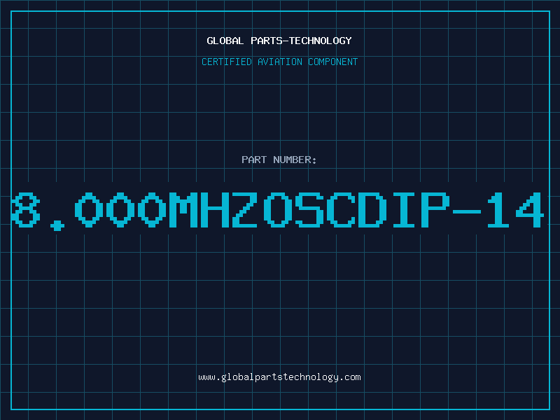 Aviation Part 8.000MHZOSCDIP-14