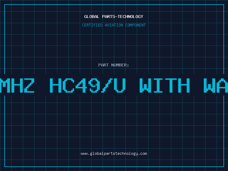 Aviation Part 8.00MHZ HC49/U WITH WASHER