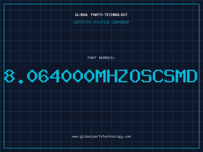 Aviation Part 8.064000MHZOSCSMD