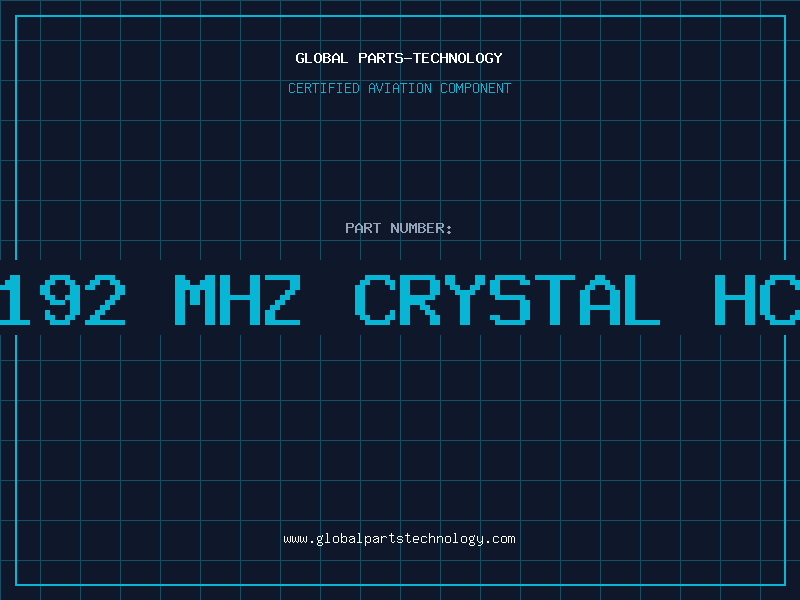 Aviation Part 8.192 MHZ CRYSTAL HC-4