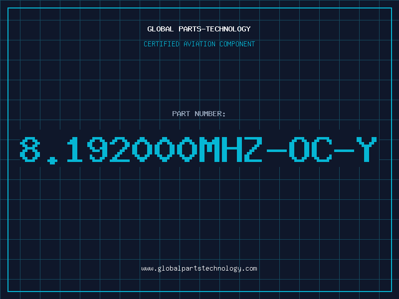 Aviation Part 8.192000MHZ-OC-Y