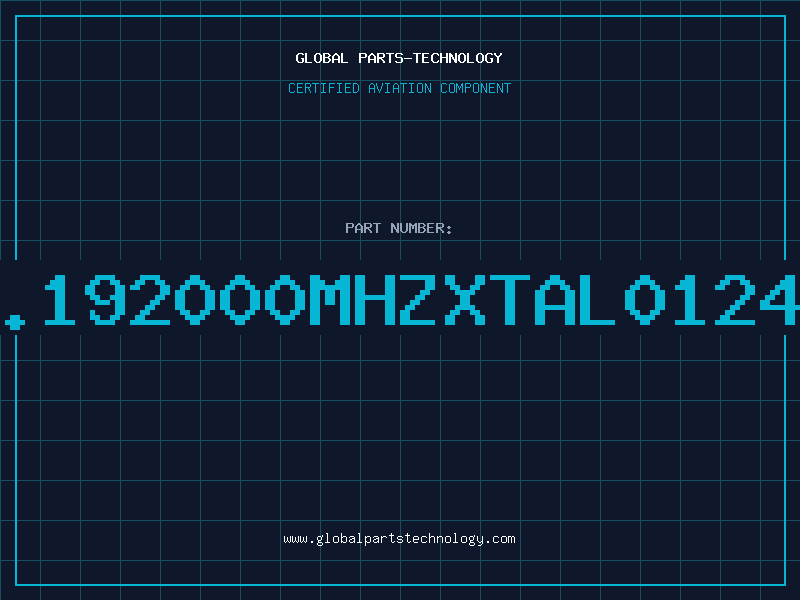 Aviation Part 8.192000MHZXTAL01249