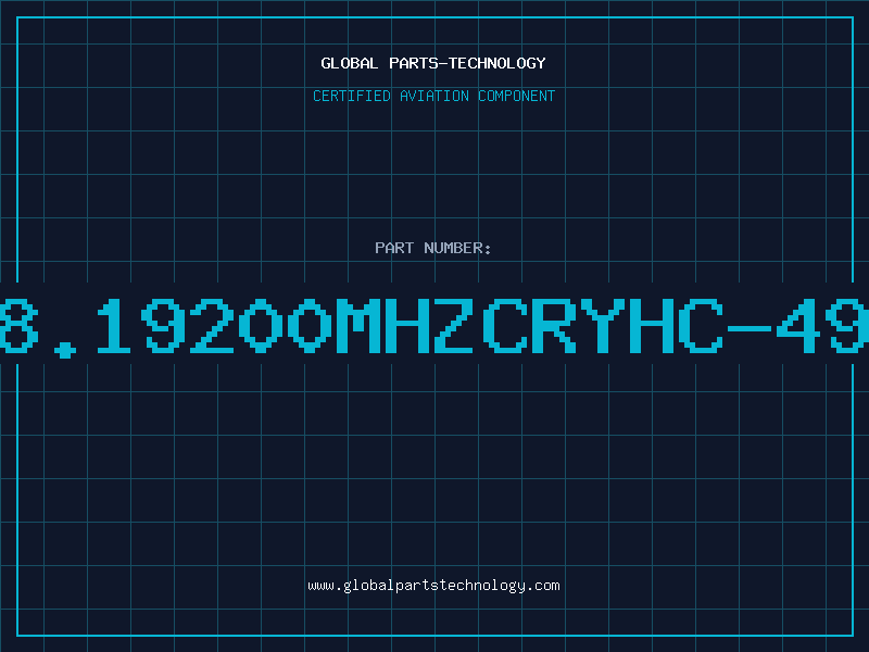 Aviation Part 8.19200MHZCRYHC-49