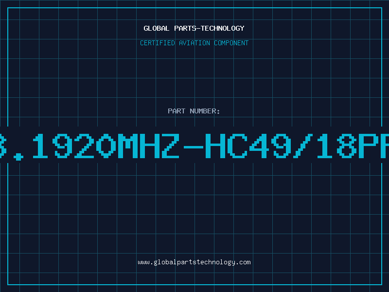 Aviation Part 8.1920MHZ-HC49/18PF