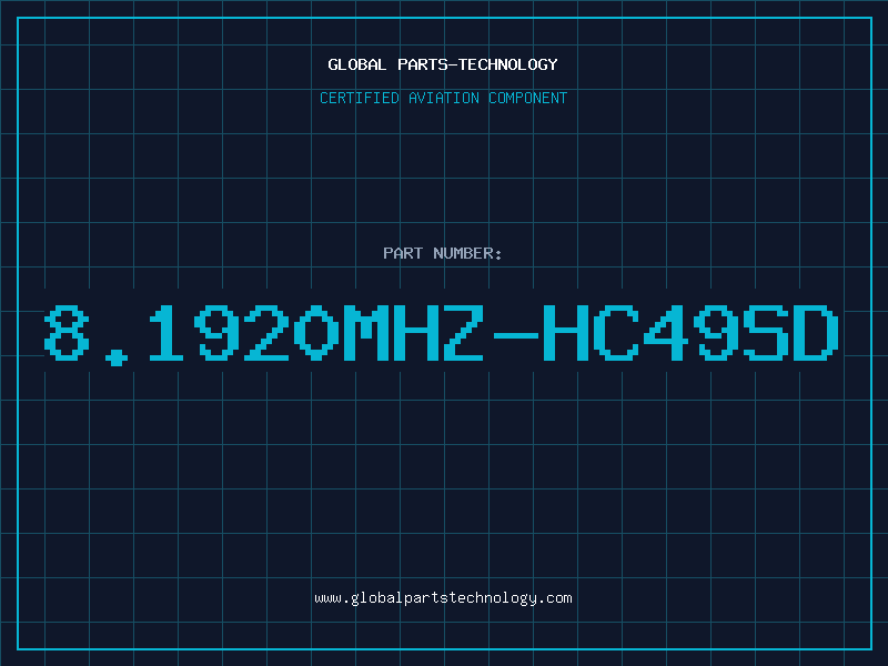 Aviation Part 8.1920MHZ-HC49SD