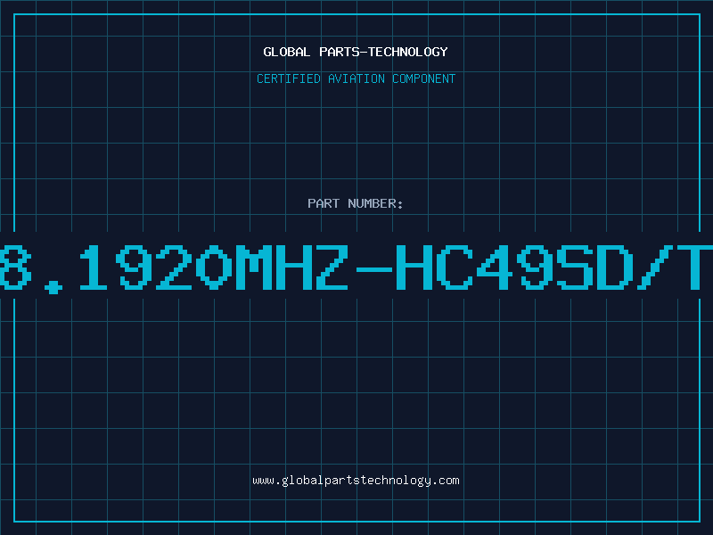 Aviation Part 8.1920MHZ-HC49SD/T