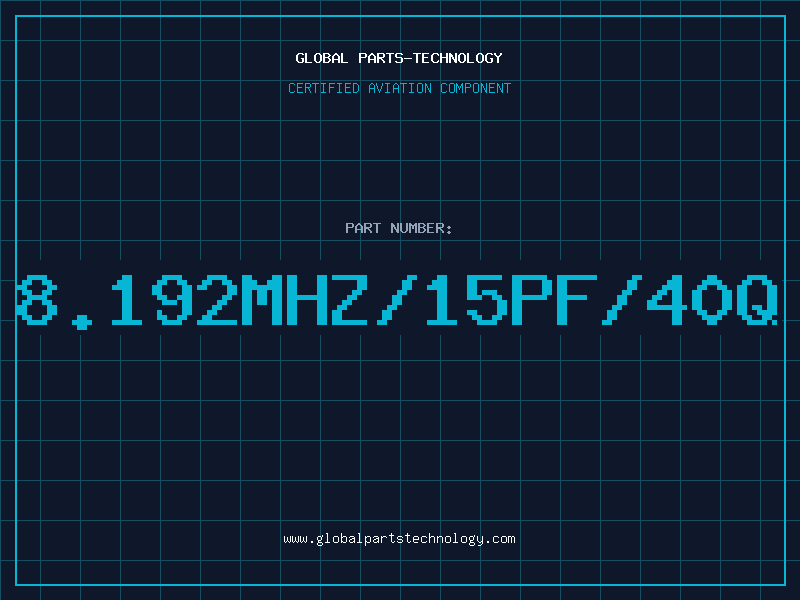 Aviation Part 8.192MHZ/15PF/40Q