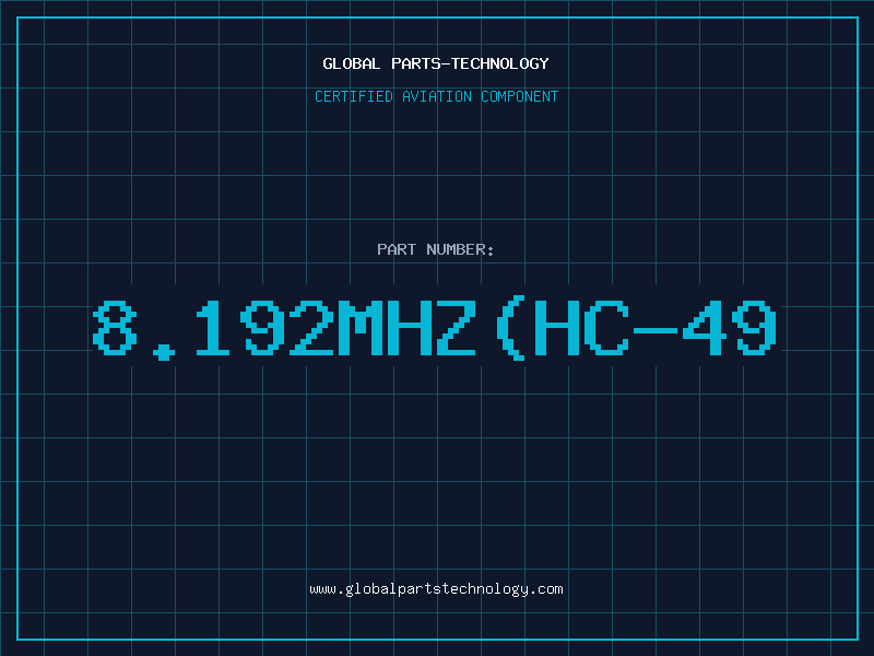 Aviation Part 8.192MHz(HC-49