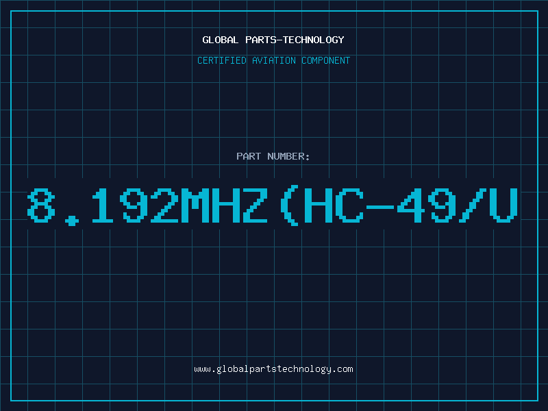 Aviation Part 8.192MHz(HC-49/U
