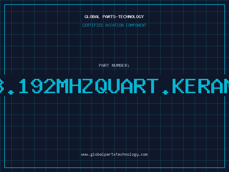 Aviation Part 8.192MhzQUART.KERAM