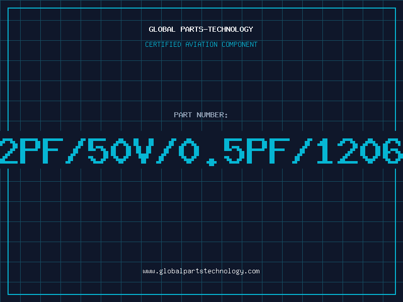 Aviation Part 8.2PF/50V/0.5PF/1206/T