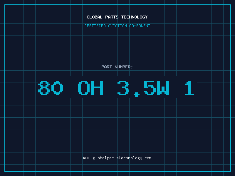 Aviation Part 80 OH 3.5W 1