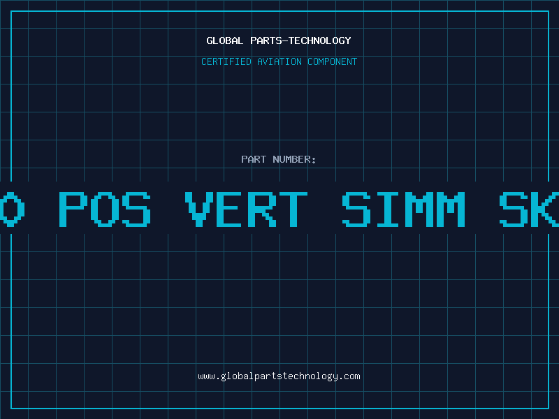 Aviation Part 80 POS VERT SIMM SKT