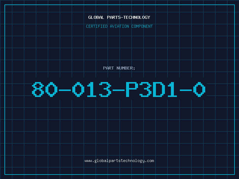 Aviation Part 80-013-P3D1-0