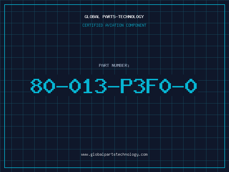 Aviation Part 80-013-P3F0-0