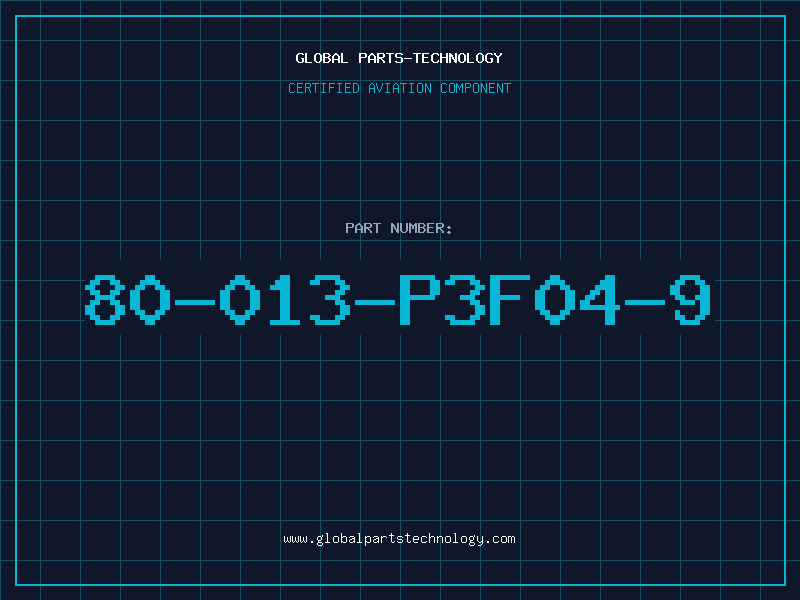 Aviation Part 80-013-P3F04-9
