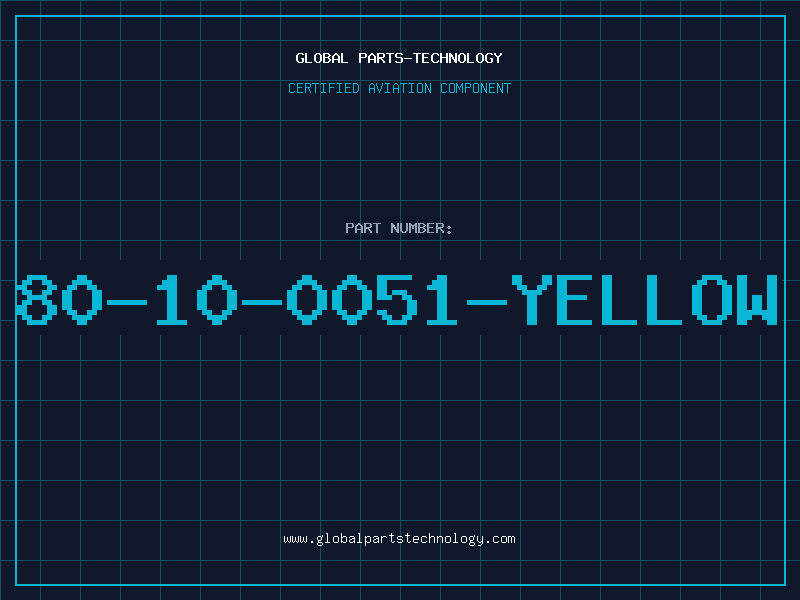 Aviation Part 80-10-0051-YELLOW