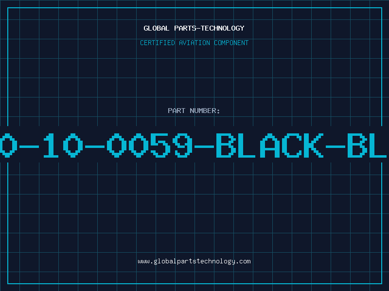 Aviation Part 80-10-0059-BLACK-BLU