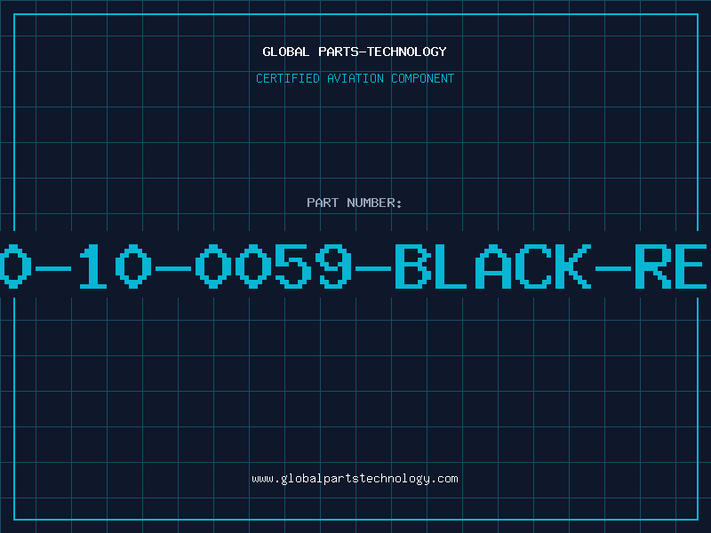 Aviation Part 80-10-0059-BLACK-RED
